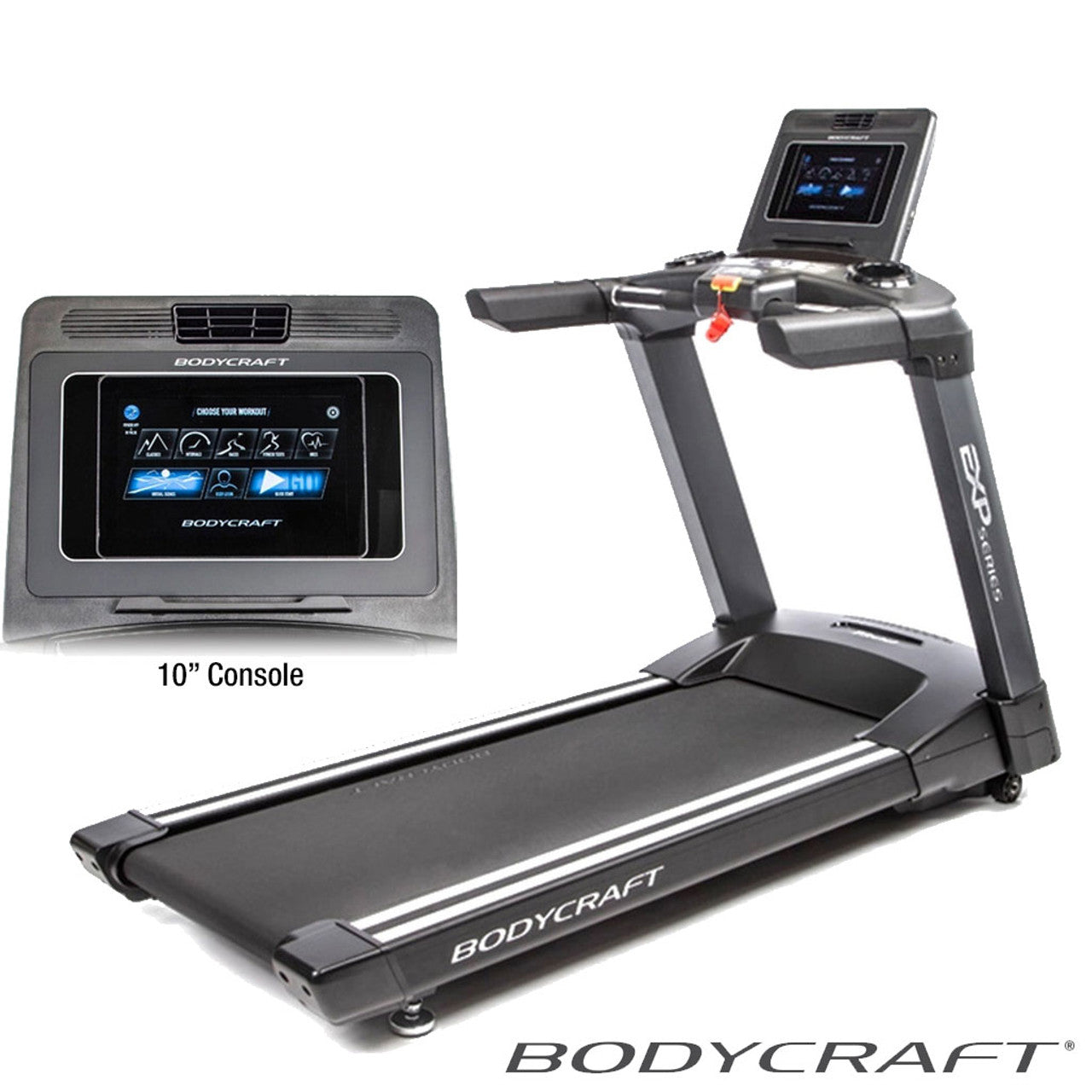 BodyCraft T800 Treadmill with 10" Smart Touch T80010TS