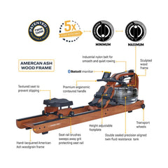 First Degree Fitness Viking Pro V Indoor Water Rower