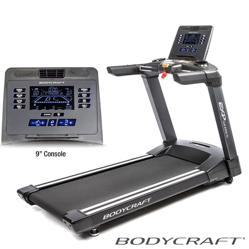 BodyCraft T800 Treadmill with 9