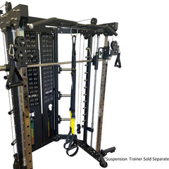 Diamond Fitness Fully Loaded Functional Trainer FT300B with Linear Bearing Smith Machine