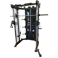 Diamond Fitness Fully Loaded Functional Trainer FT300B with Linear Bearing Smith Machine