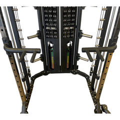 Diamond Fitness Fully Loaded Functional Trainer FT300B with Linear Bearing Smith Machine