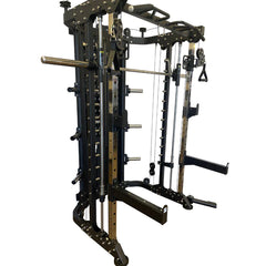 Diamond Fitness Fully Loaded Functional Trainer FT300B with Linear Bearing Smith Machine