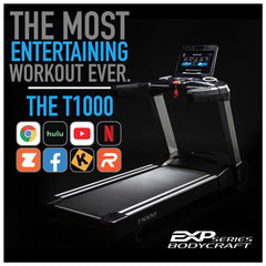 BodyCraft T1000 Treadmill with 16" Smart Touch T100016TS