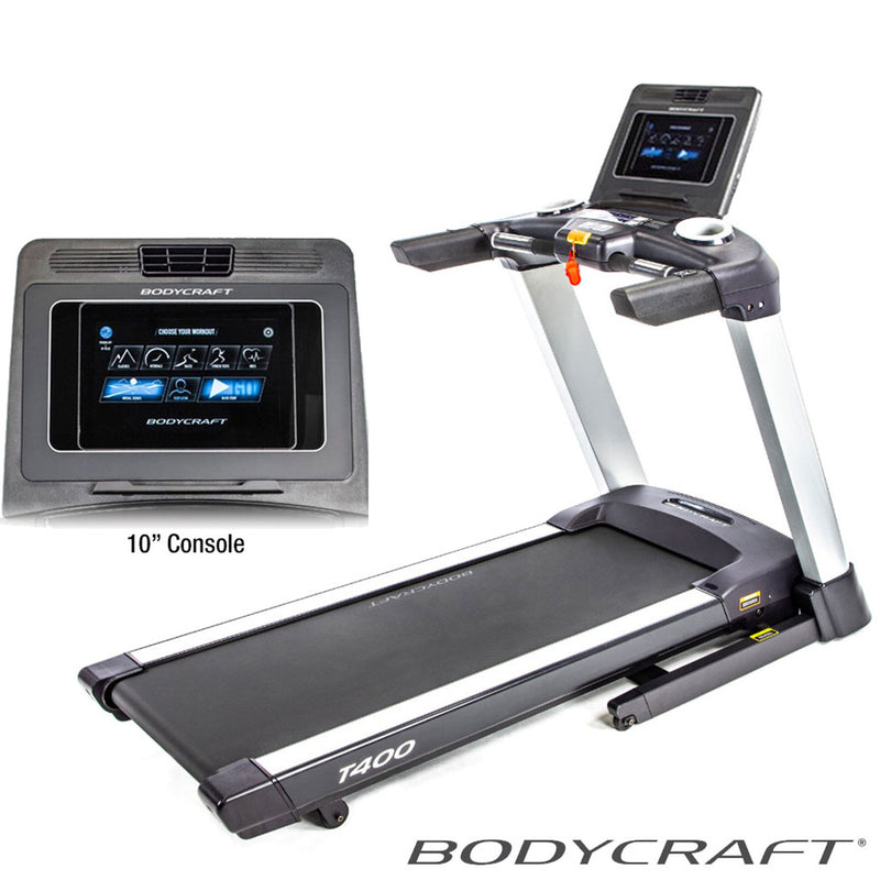 BodyCraft T400 Treadmill with 10